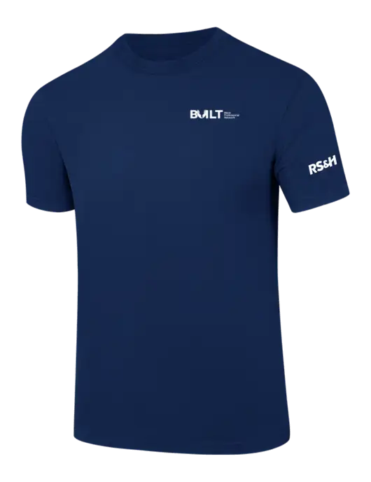 Comfort Colors 6.1 oz Dark Navy Heavyweight Ring Spun T-Shirt w/RS&H BUILT Logo, RS&H Logo