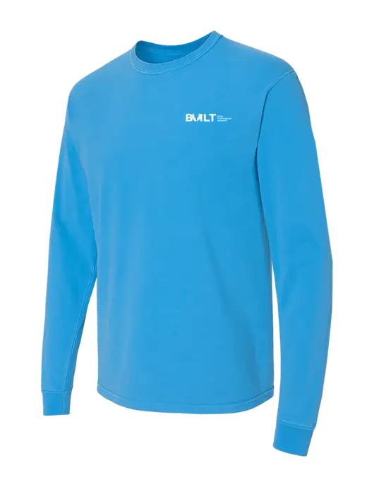 Comfort Colors Garment-Dyed Royal  Heavyweight Long Sleeve T-Shirt w/RS&H BUILT Logo