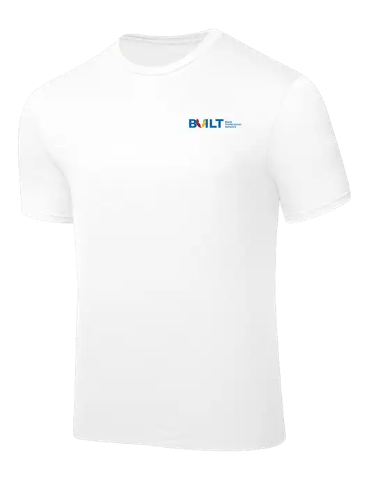 White PosiCharge Competitor Tee w/RS&H BUILT Logo