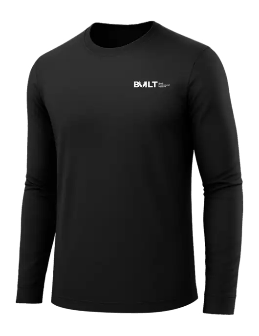 Long Sleeve Black PosiCharge Competitor Tee w/RS&H BUILT Logo